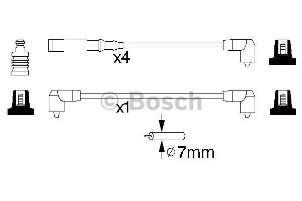 Комплект электропроводки BOSCH 0 986 356 847 (B 847)