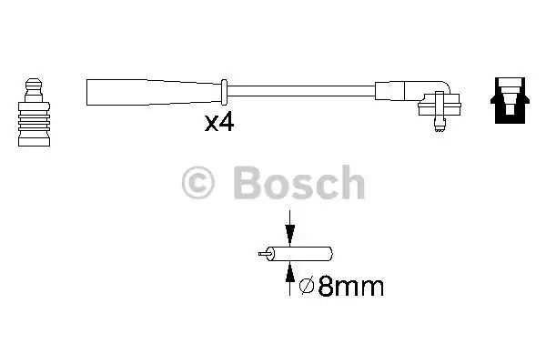 Комплект электропроводки BOSCH 0 986 356 887 (B 887)