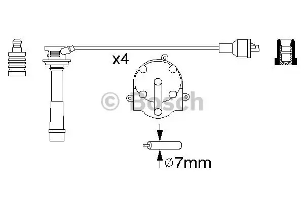 Комплект электропроводки BOSCH 0 986 356 953 (B 953)