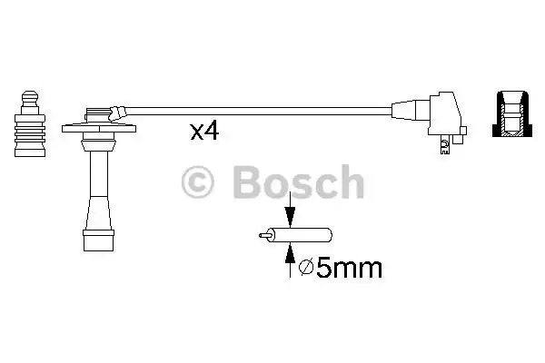 Комплект электропроводки BOSCH 0 986 356 957 (B 957)