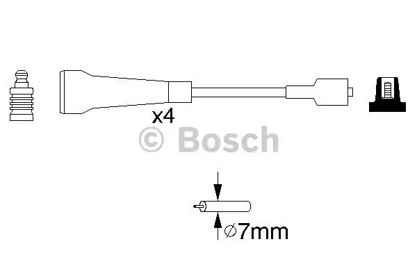 Комплект электропроводки BOSCH 0 986 356 967 (B 967)