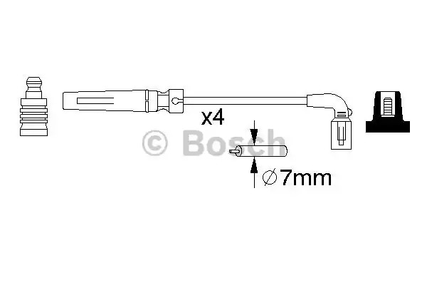 Комплект электропроводки BOSCH 0 986 356 987 (B 987)