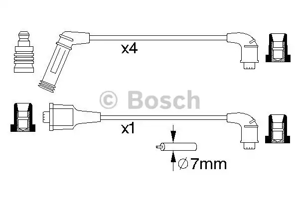 Комплект электропроводки BOSCH 0 986 356 990 (B 990)