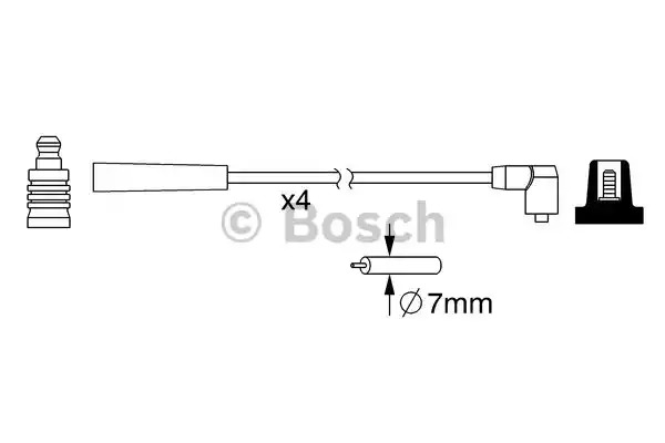 Комплект электропроводки BOSCH 0 986 357 098 (B 098)