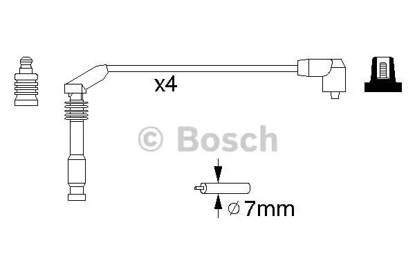 Комплект электропроводки BOSCH 0 986 357 126 (B 126)