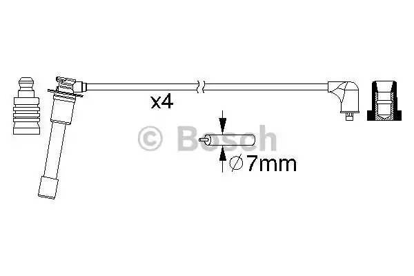 Комплект электропроводки BOSCH 0 986 357 149 (B 149)