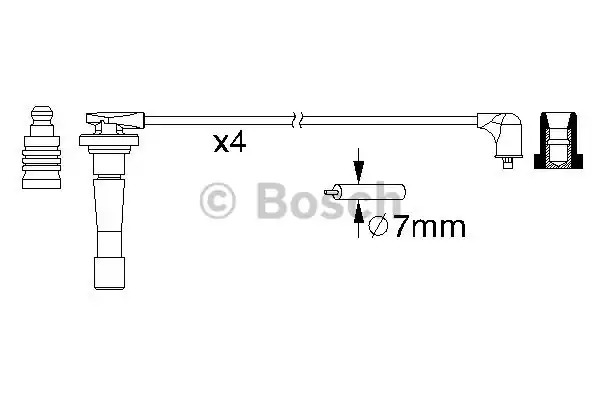 Комплект электропроводки BOSCH 0 986 357 150 (B 150)