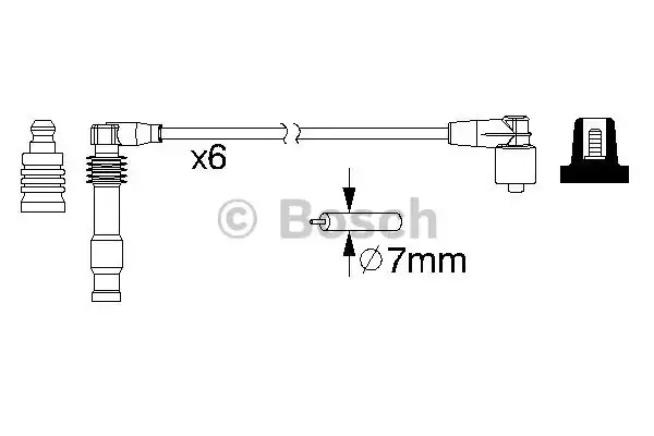 Комплект электропроводки BOSCH 0 986 357 162 (B 162)