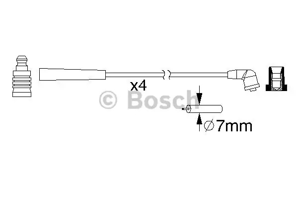 Комплект электропроводки BOSCH 0 986 357 195 (B 195)