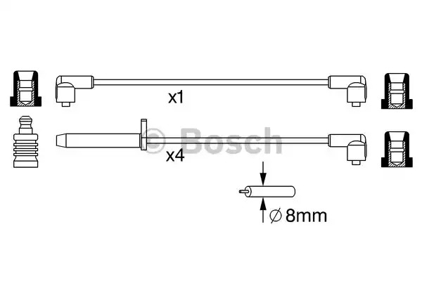 Комплект электропроводки BOSCH 0 986 357 235 (B 235)