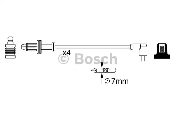 Комплект электропроводки BOSCH 0 986 357 240 (B W240)