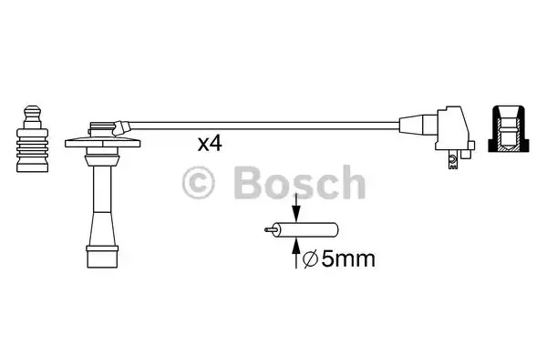 Комплект электропроводки BOSCH 0 986 357 259 (B 259)