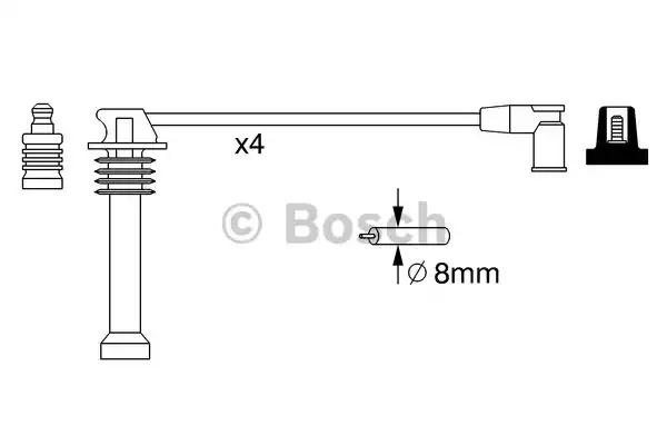 Комплект электропроводки BOSCH 0 986 357 271 (B 271)