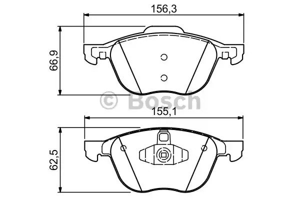 Комплект тормозных колодок BOSCH 0 986 424 794 (BP935, E1 90R-011199/020, 23 723, 7947D104)