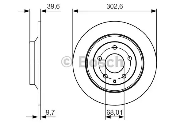 Тормозной диск BOSCH 0 986 479 C28 (BD 2167)