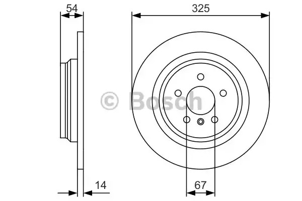 Тормозной диск BOSCH 0 986 479 D10 (BD2431)