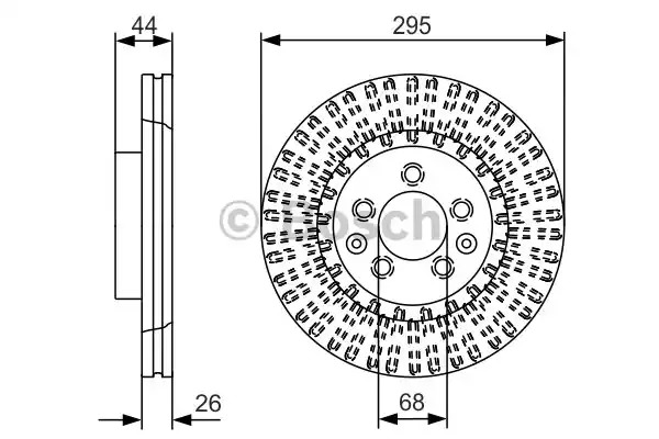 Тормозной диск BOSCH 0 986 479 D16 (BD2437)