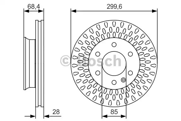 Тормозной диск BOSCH 0 986 479 R78 (BD1988, E1 90R-02C0339/0740)