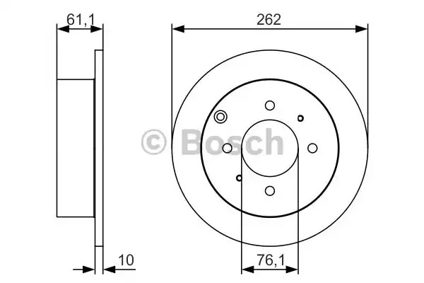 Тормозной диск BOSCH 0 986 479 S68 (BD1954, E1 90R-02C0357/0957)