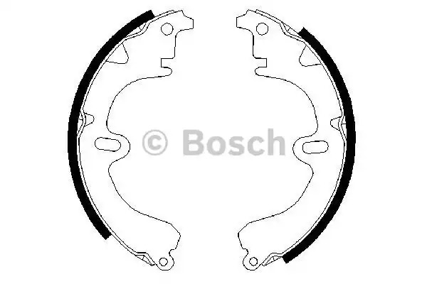 Комлект тормозных накладок BOSCH 0 986 487 277 (BS527)