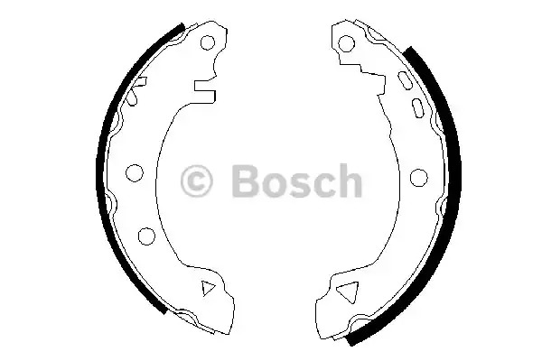 Комлект тормозных накладок BOSCH 0 986 487 289 (BS539)