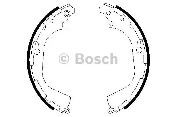 Комлект тормозных накладок BOSCH 0 986 487 464 (BS714)