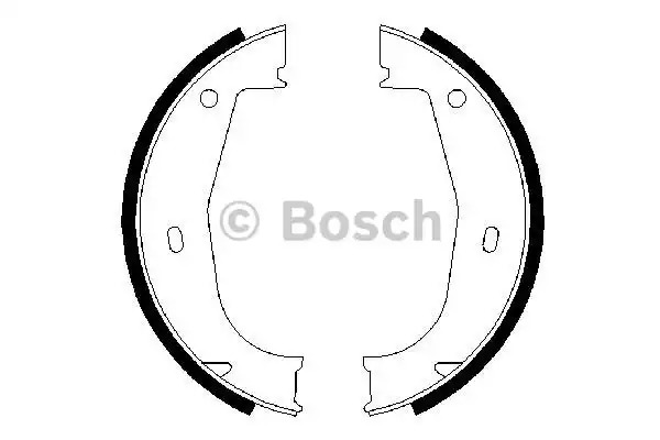 Комлект тормозных накладок BOSCH 0 986 487 520 (BS770)