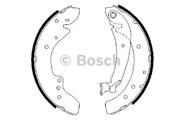 Комлект тормозных накладок BOSCH 0 986 487 521 (BS771)