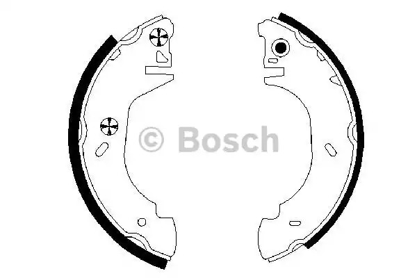 Комлект тормозных накладок BOSCH 0 986 487 524 (BS774)