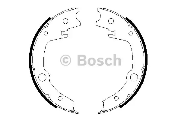 Комлект тормозных накладок BOSCH 0 986 487 679 (BS898)