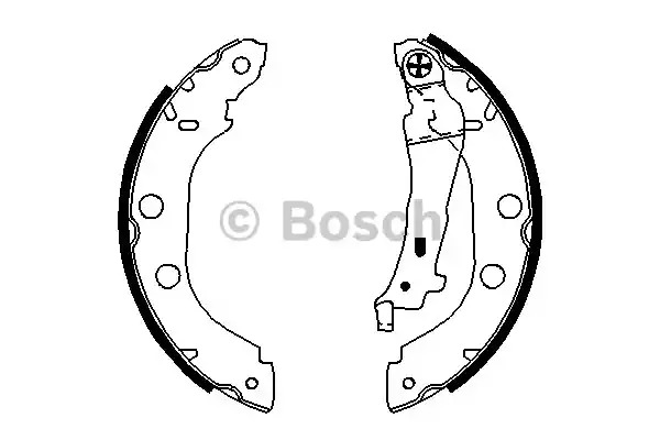 Комлект тормозных накладок BOSCH 0 986 487 699 (BS919)