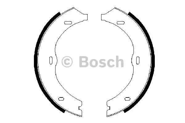 Комлект тормозных накладок BOSCH 0 986 487 718 (BS938)