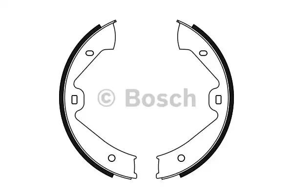 Комлект тормозных накладок BOSCH 0 986 487 755 (BS975)