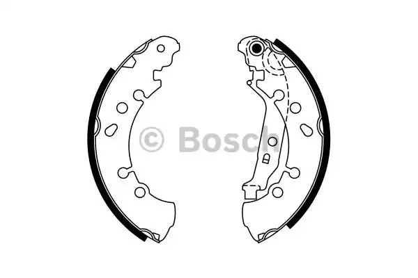 Комлект тормозных накладок BOSCH 0 986 487 759 (BS979)