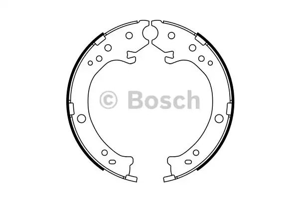 Комлект тормозных накладок BOSCH 0 986 487 765 (BS985)