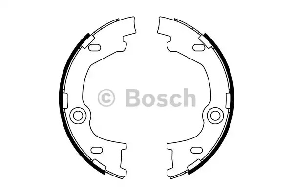 Комлект тормозных накладок BOSCH 0 986 487 777 (BS997)