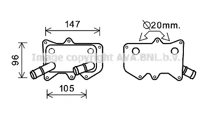 Теплообменник AVA QUALITY COOLING KA3215