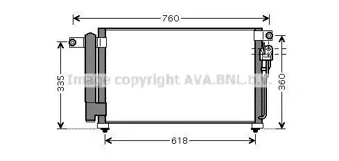 Конденсатор AVA QUALITY COOLING KA5081D