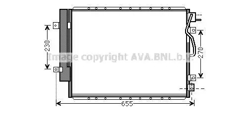 Конденсатор AVA QUALITY COOLING KA5123D