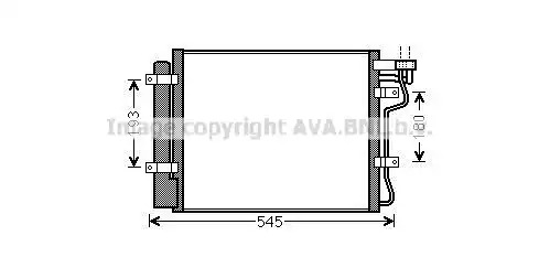 Конденсатор AVA QUALITY COOLING KA5134D