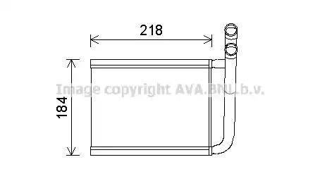 Теплообменник AVA QUALITY COOLING KA6166