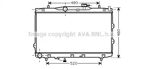 Теплообменник AVA QUALITY COOLING KAA2074