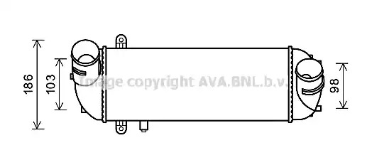 Теплообменник AVA QUALITY COOLING KAA4212