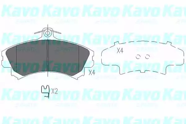 Комплект тормозных колодок KAVO PARTS KBP-5507