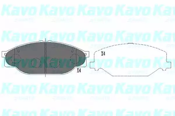 Комплект тормозных колодок KAVO PARTS KBP-9039