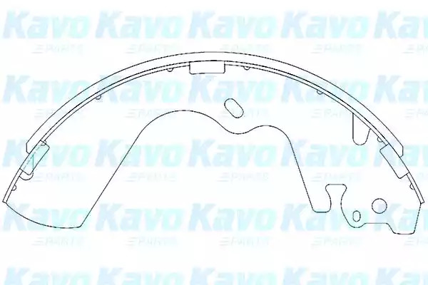 Комлект тормозных накладок KAVO PARTS KBS-3403