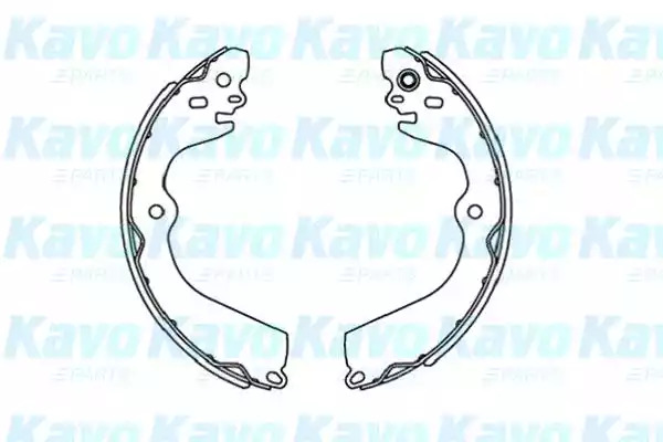 Комлект тормозных накладок KAVO PARTS KBS-7413