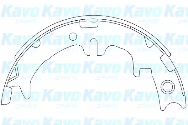 Комлект тормозных накладок KAVO PARTS KBS-9910