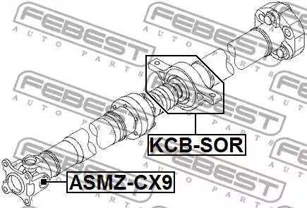 Подшипник FEBEST KCB-SOR