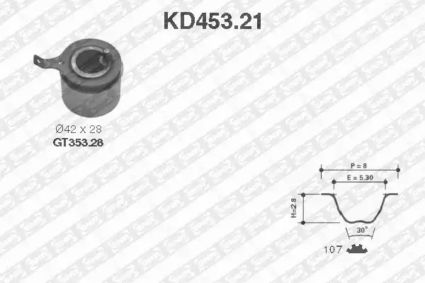 Ременный комплект SNR KD453.21